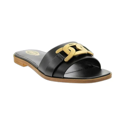 Chain-Detail Flat Sandals