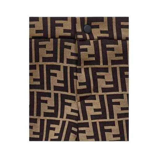 Fendi Kids All-Over Ff Printed Bermuda Shorts