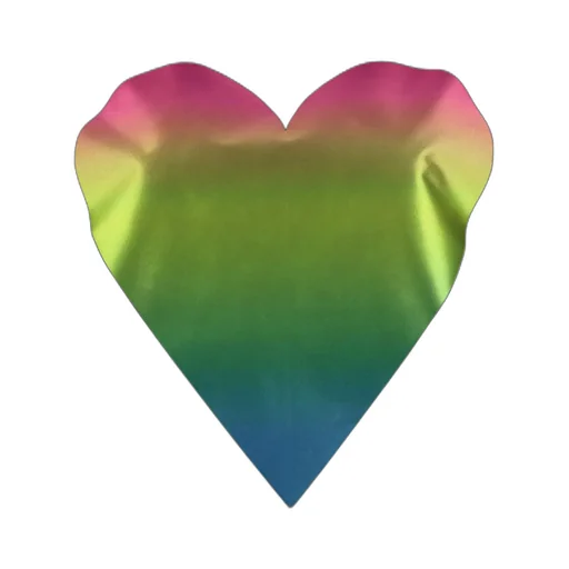 Rainbow Heart Print Cotton Sweatshirt