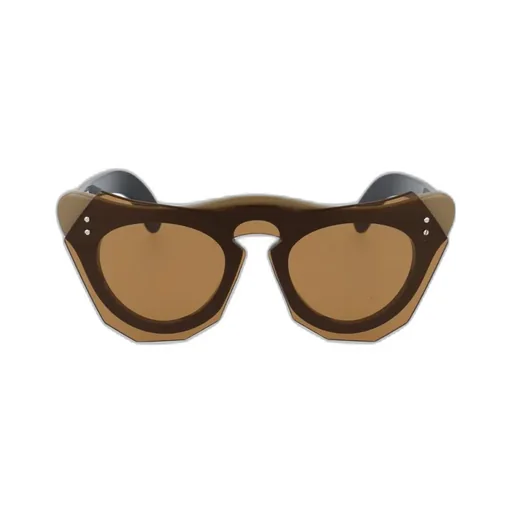 Geometric-Frame Sunglasses