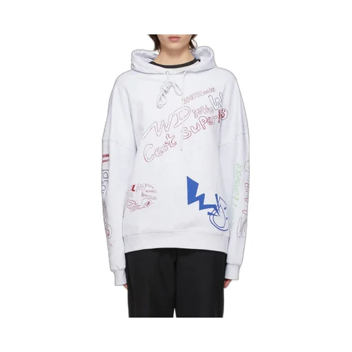 Graffiti Print Hoodie