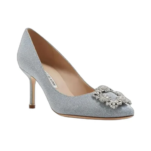 Crystal Clasp High Heels