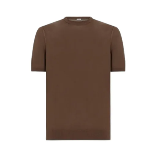 Malo Short-Sleeved Knit Jumper
