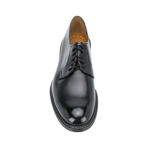 Doucal's Round Toe Lace-Up Shoes