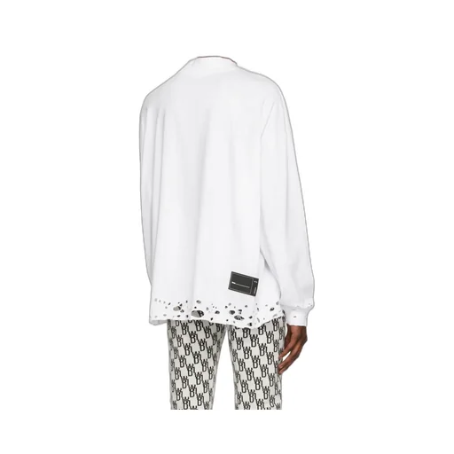Branded Perforated Sweatshirt