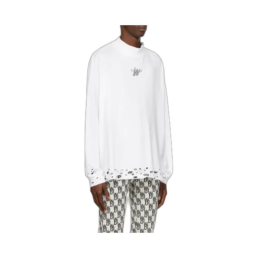 Branded Perforated Sweatshirt