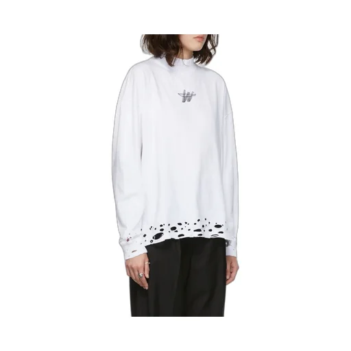 Branded Perforated Sweatshirt