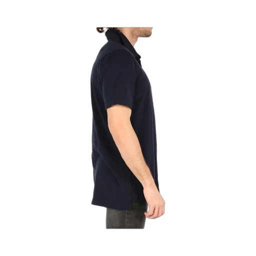 James Perse Button Detailed Short-Sleeved Polo Shirt