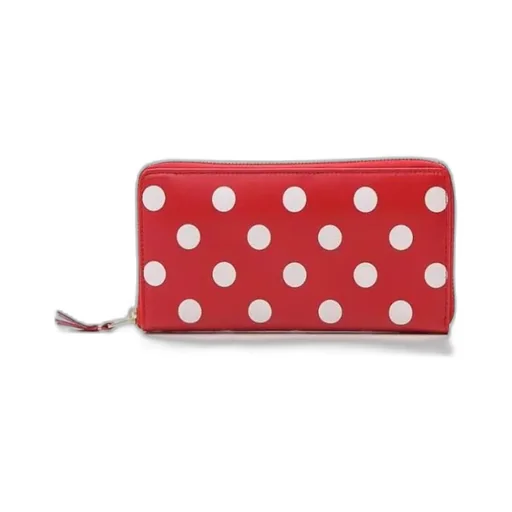 Comme Des GarÇOns Wallet Polka Dot Printed Zip-Around Wallet