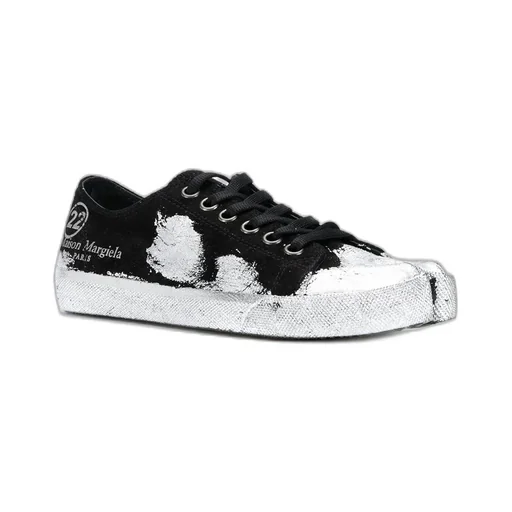 Tabi Paint-Effect Sneakers