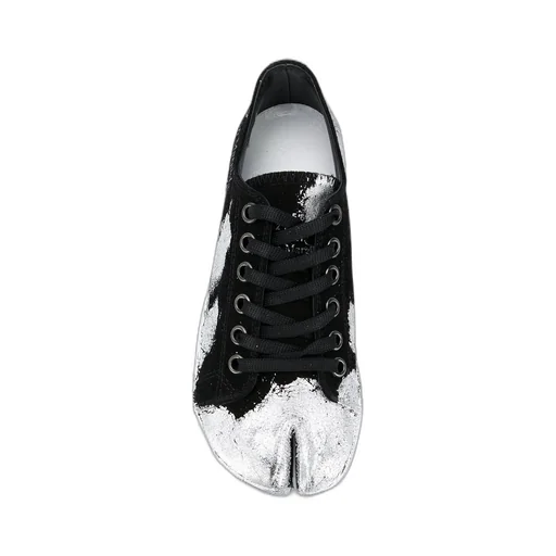 Tabi Paint-Effect Sneakers