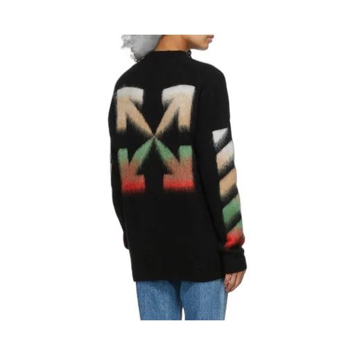 Off-White Gradient Diagonal Print Knitted Jumper