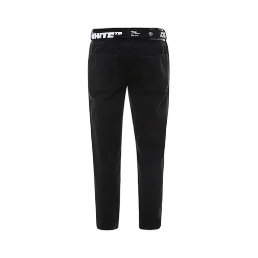 Off-White Industrial Belted Tapered Jeans