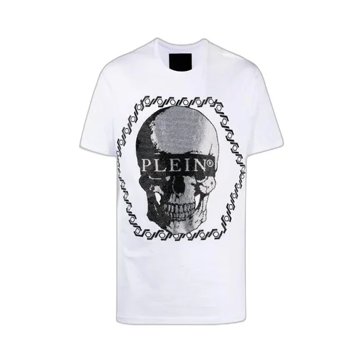 Crystal-Skull Crew Neck T-Shirt