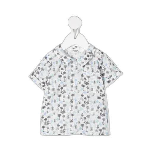 Graphic-Print Shortsleeved Shirt