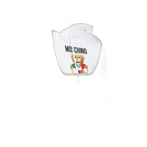 Teddy Logo Print Hoodie