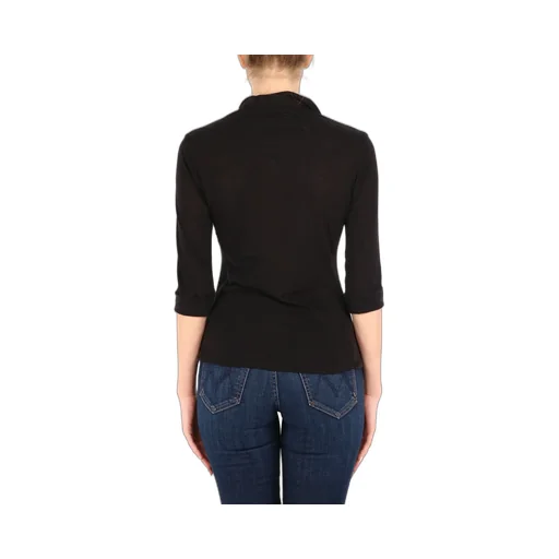 Black Slim Chest Pocket Shirt