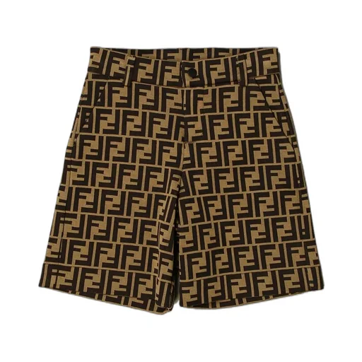 Fendi Kids Allover Ff Motif Shorts