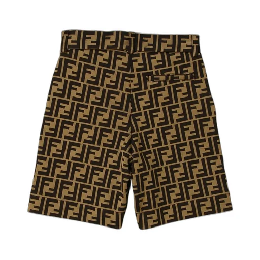Fendi Kids Allover Ff Motif Shorts