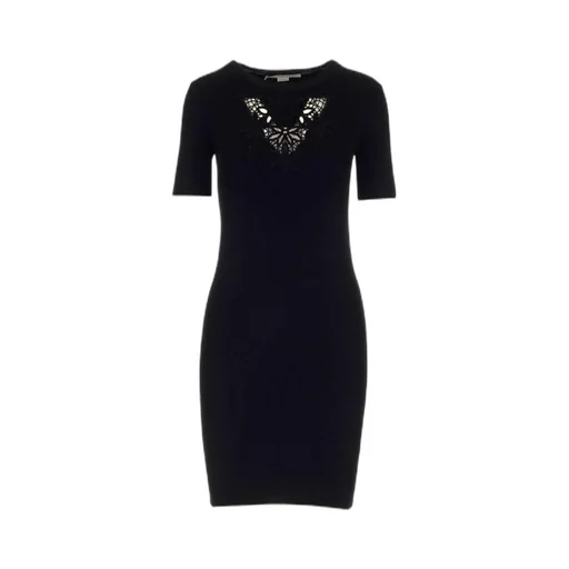 Embroidered Chest Mini Dress