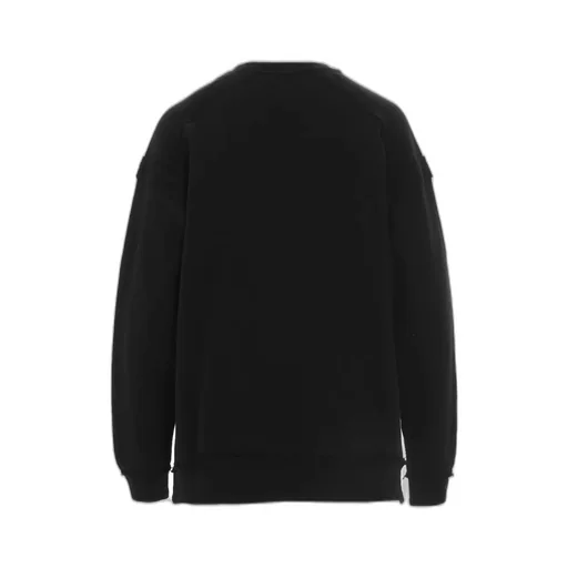 Teddy Motif Embroidered Sweatshirt
