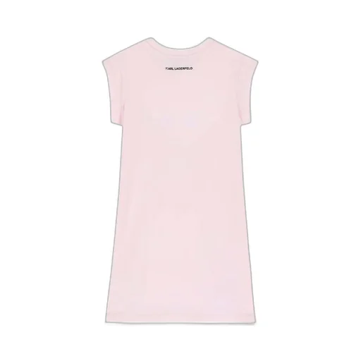 Teen Cat-Print T-Shirt Ruffle Dress