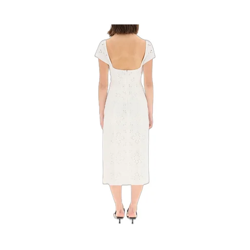 Broderie Anglaise Midi Sundress