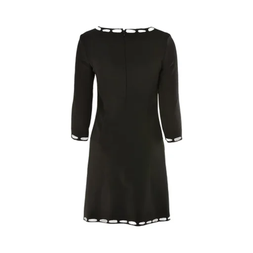 Round Neck Long-Sleeved Dress