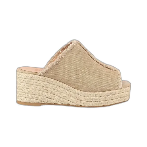 Frayed Espadrille Mules