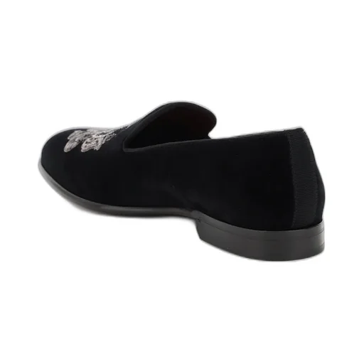 Dolce & Gabbana Monogram Embroidered Loafers