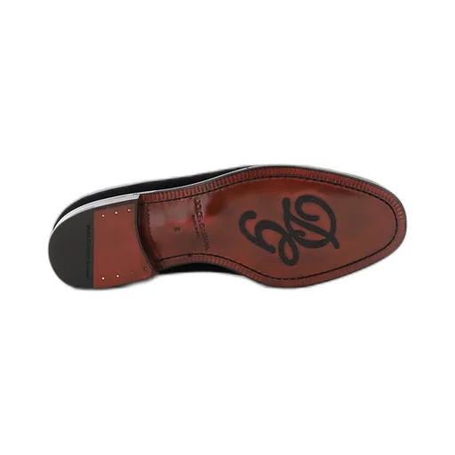 Dolce & Gabbana Monogram Embroidered Loafers