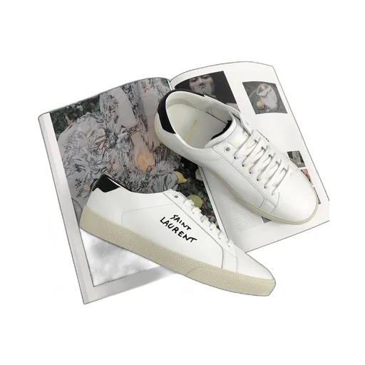 Saint Laurent Court Classic Sl/06 Embroidered Sneakers