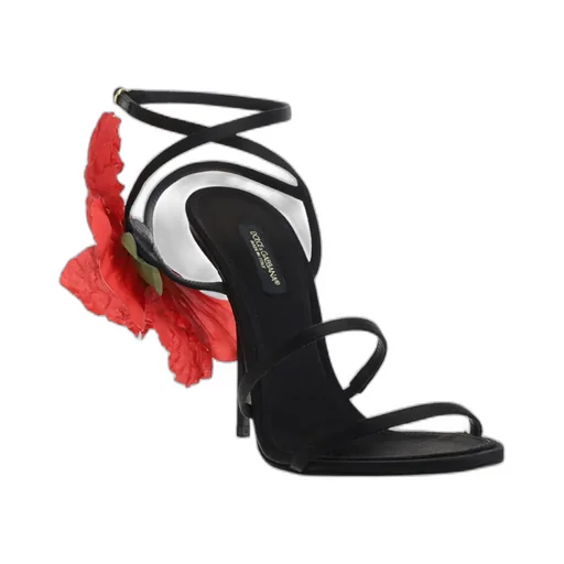 Dolce & Gabbana Flower Embellished Sandals