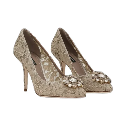 Dolce & Gabbana Lace Rainbow Pumps