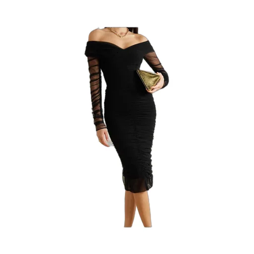 Ruched Midi Dress