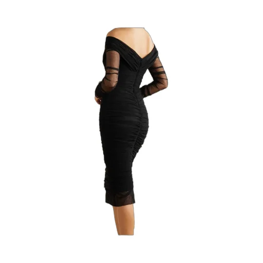 Ruched Midi Dress