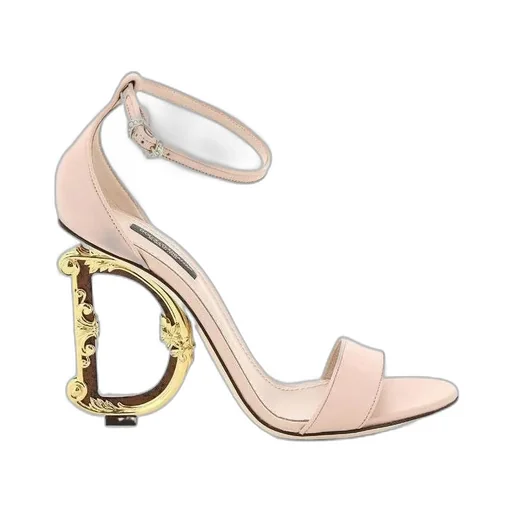 Dolce & Gabbana Baroque Dg Heel Sandals