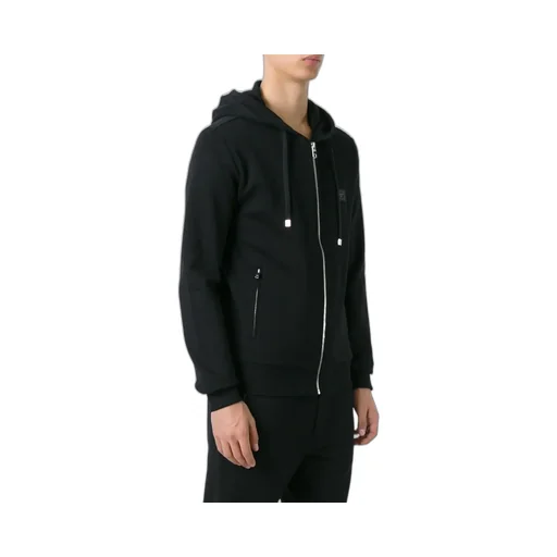 Dolce & Gabbana Logo Plaque Jersey Hoodie