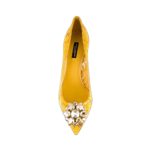 Dolce & Gabbana Taormina Lace Embellished Pumps