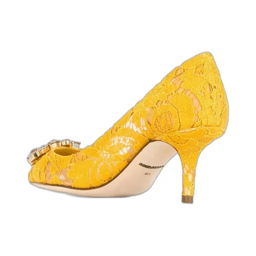 Dolce & Gabbana Taormina Lace Embellished Pumps