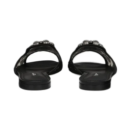 Dolce & Gabbana Bianca Lace Detailed Sandals