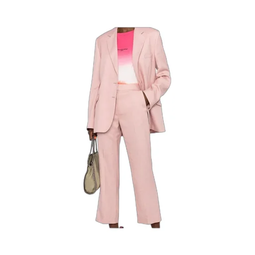 Straight-Leg Cropped Trousers
