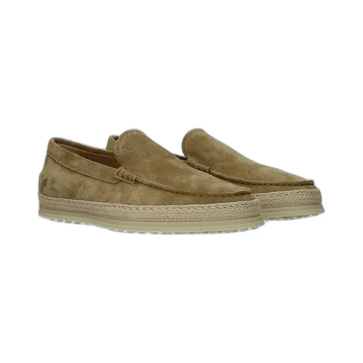 Tod's Round Toe Slip-On Loafers