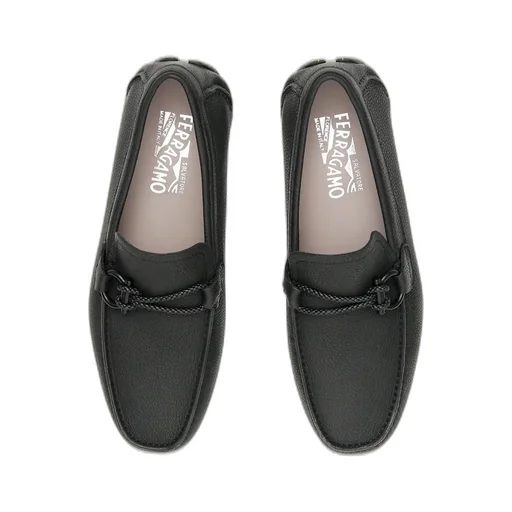 Salvatore Ferragamo Round Toe Loafers