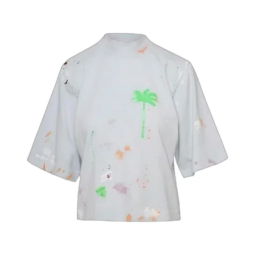 Palm-Print Paint-Splatter T-Shirt
