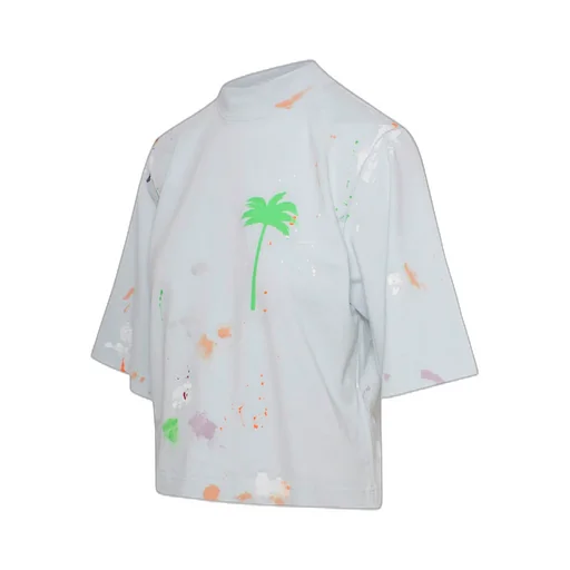 Palm-Print Paint-Splatter T-Shirt