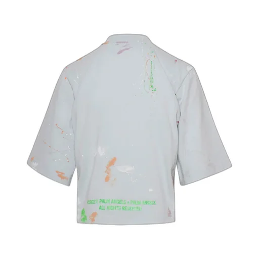 Palm-Print Paint-Splatter T-Shirt