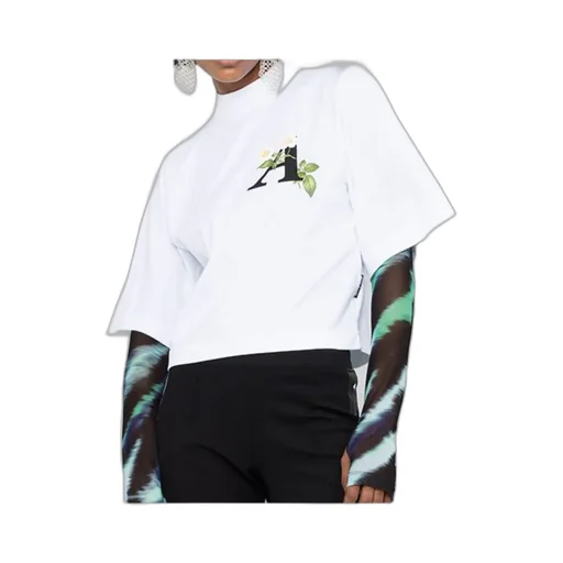 Daisy Logo Cropped T-Shirt
