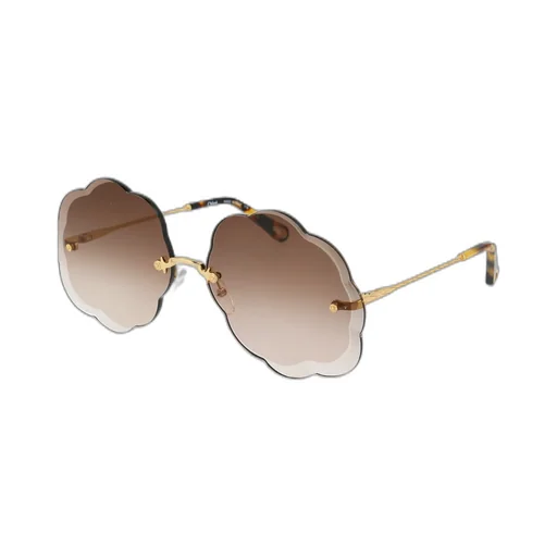 Rosie Scalloped Round-Frame Sunglasses