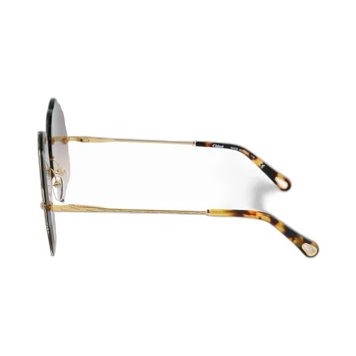 Rosie Scalloped Round-Frame Sunglasses